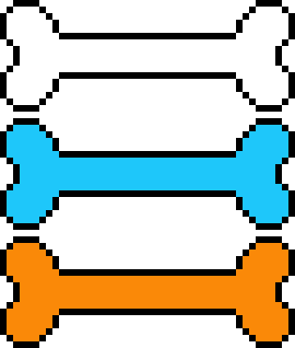 Undertale Bone Attack sprite