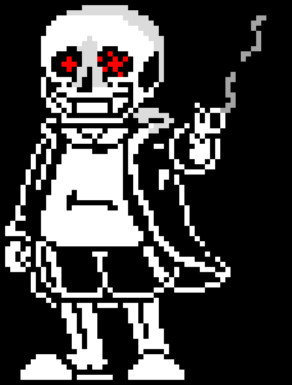 sudden changes sans: [points gun at his head]