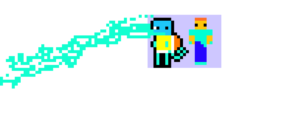 [9664c4] spitting Squirtle