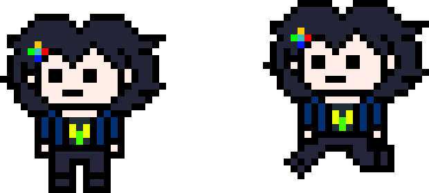 [b720f3] Shugo Imai Pixel Sprite Walk Left