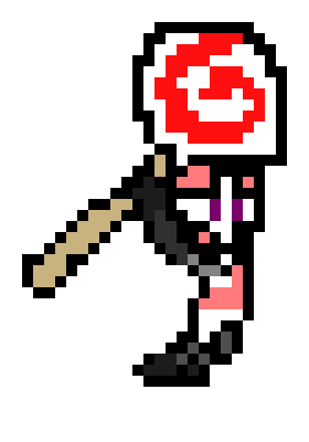 [f7c573] *Jumps and hits sans with sword lollipop*