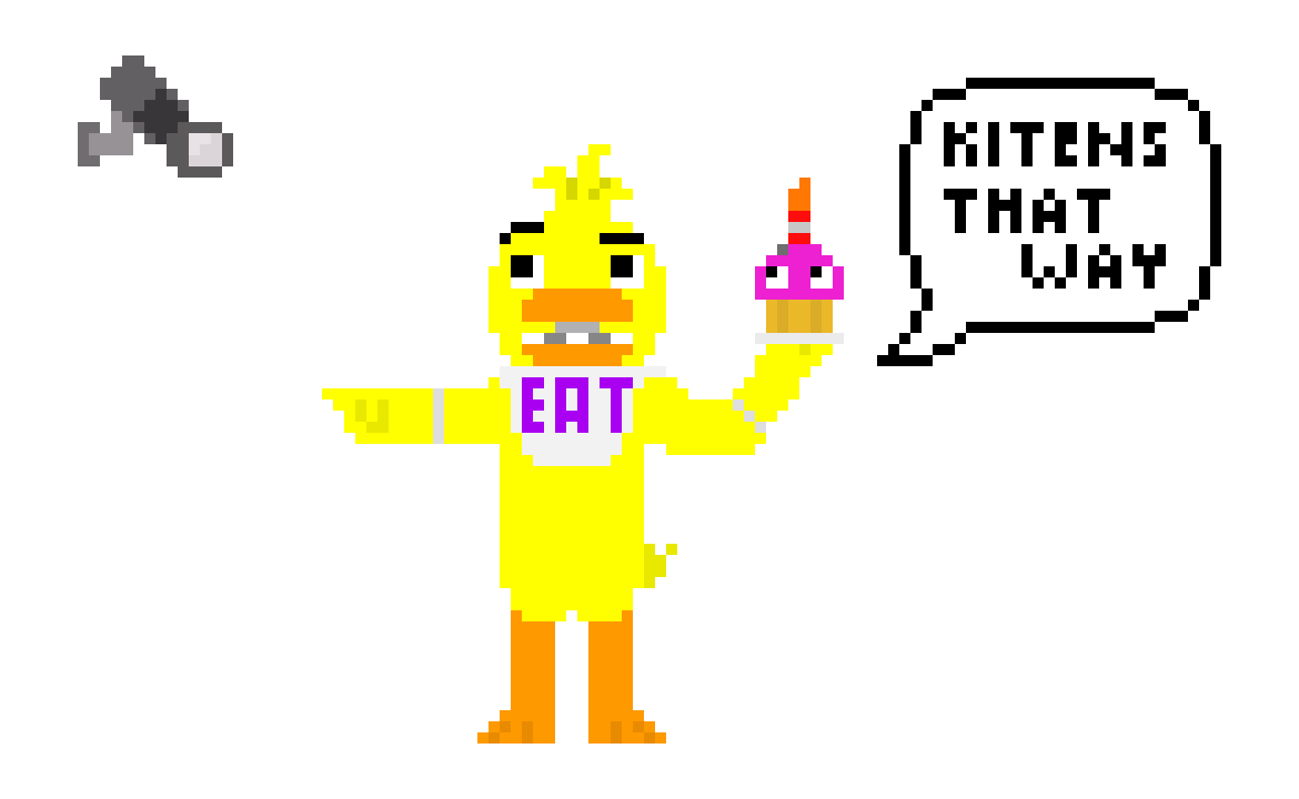 [9664c4] Chica the Chicken Qixel