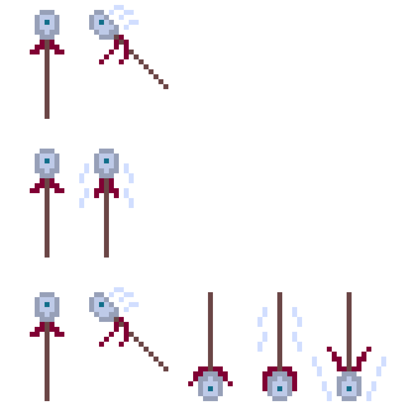 [9664c4] Staff (Sprite Sheet)
