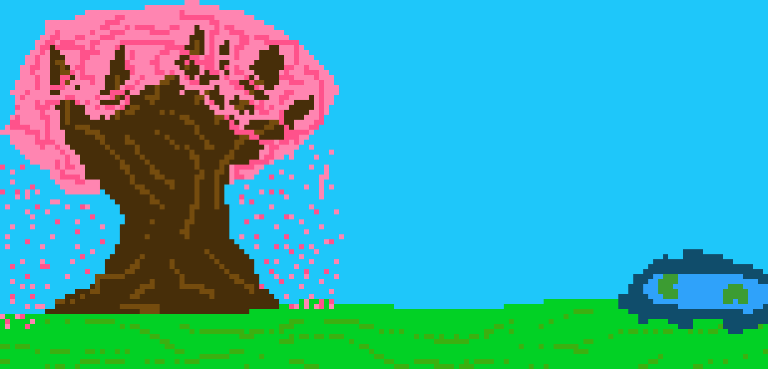 [d2b639] Pixel art backround