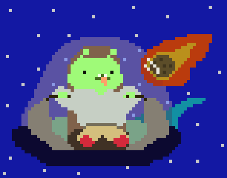 [849b65] pupu in his ship O//v//O