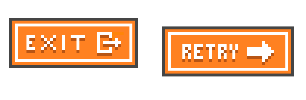 Retry-Exit button pixel