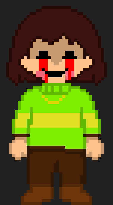 [15806d] Frisk Sprite (Re-Done!/ + StoryShift Chara Sprite)