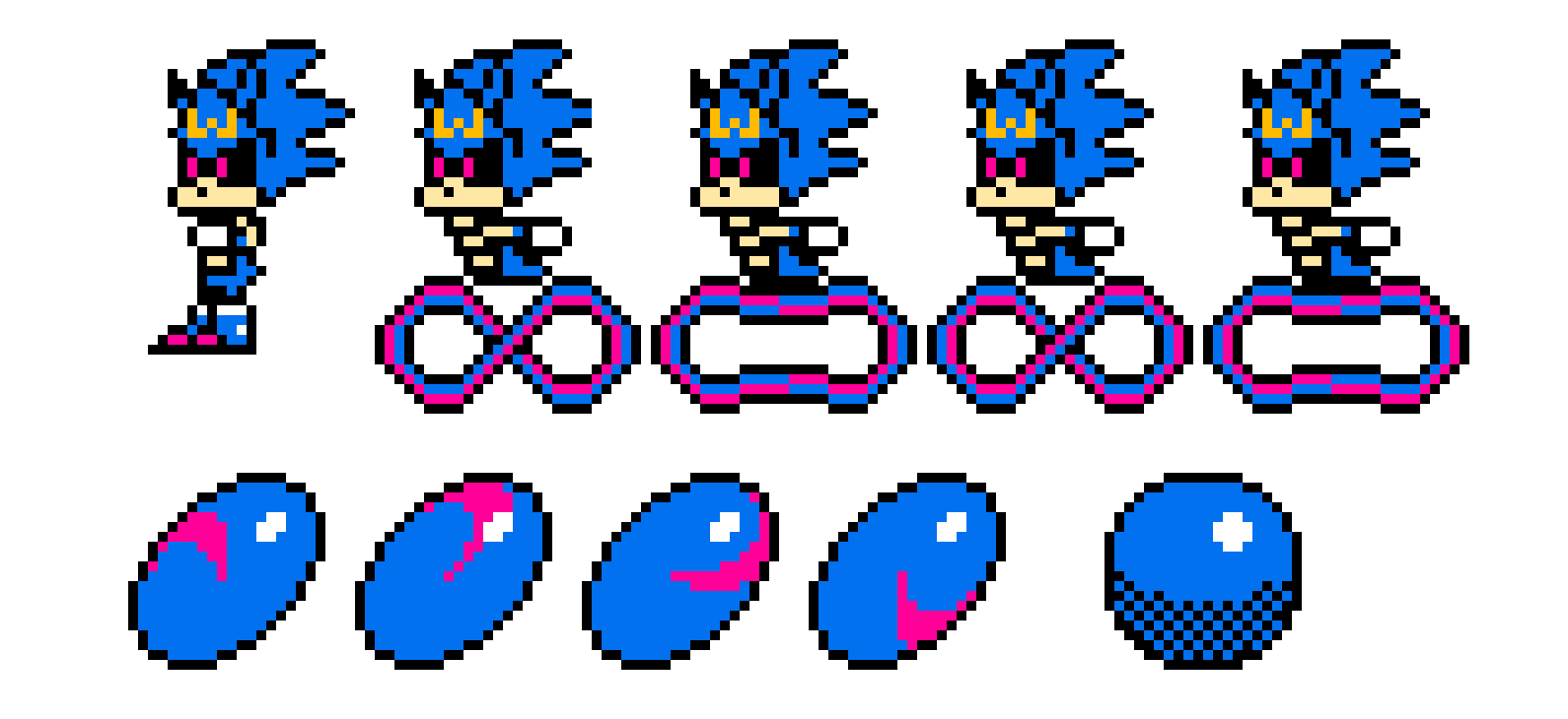 [c9053d] SonicMan Sonic + Megaman Worlds Unite