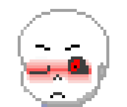 [2fbf6b] OH YOU WANT SCARED?! -stabs with red ink needle- -it makes him afraid- GRR!