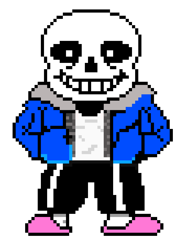 Sans Colored Sprite by Supercrafterpl