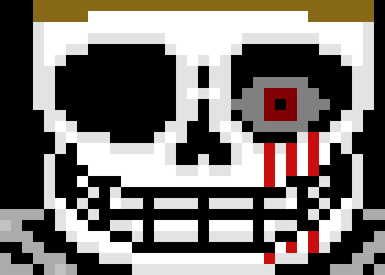*his face appeared out of the shadows*