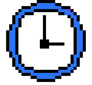 [fd8bb5] Blue Clock