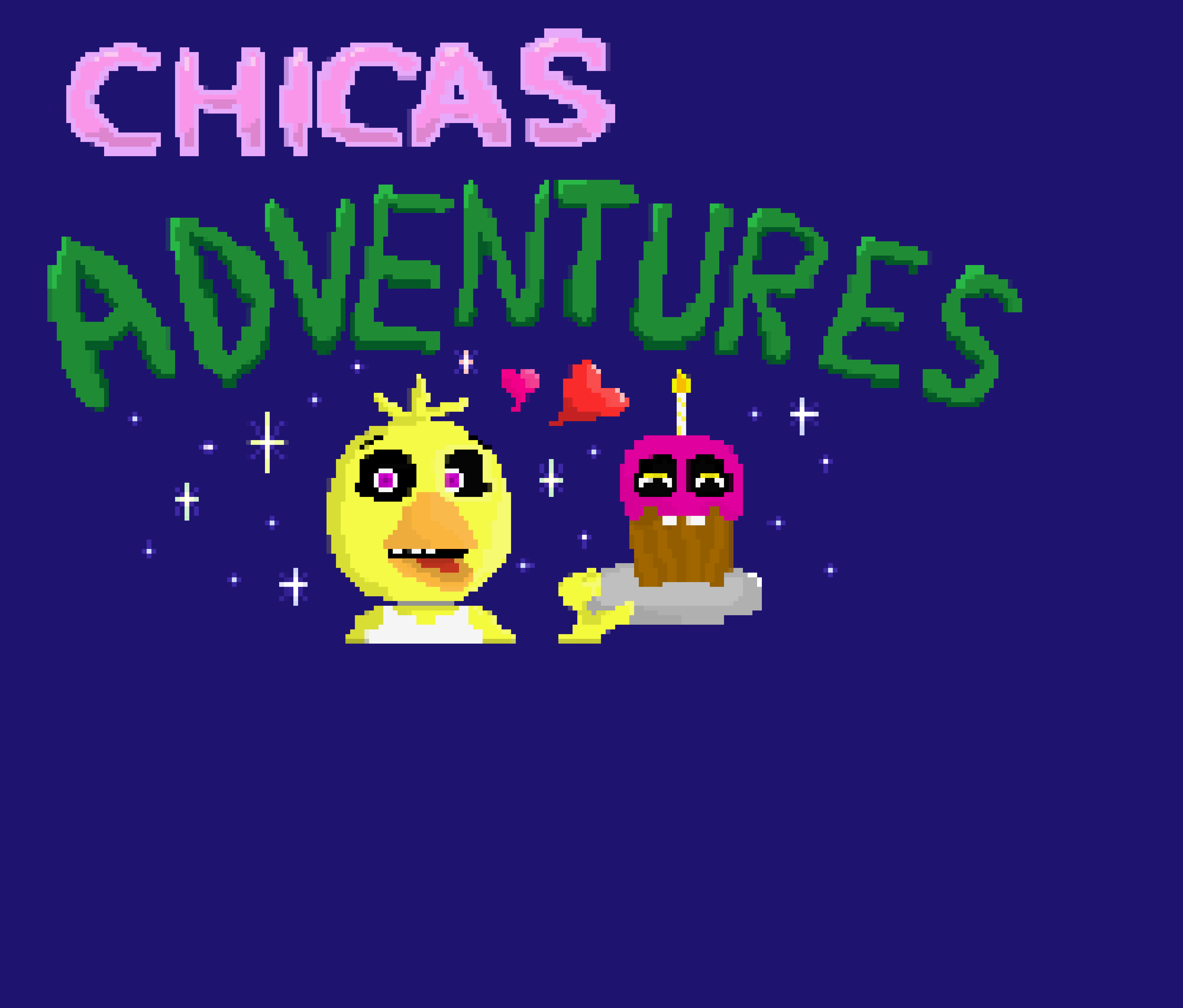 [548feb] Title Screen for Chicas Adventures