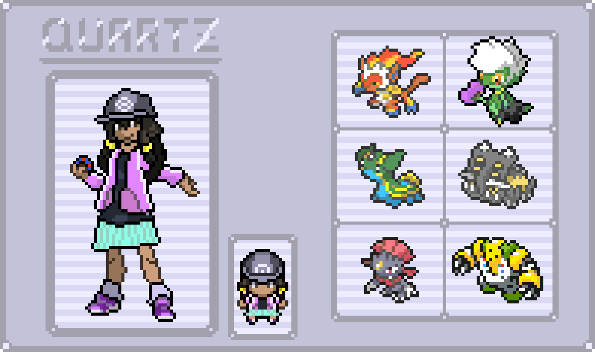 [0031a6] pokemon Quartz sprite + team *fixed*
