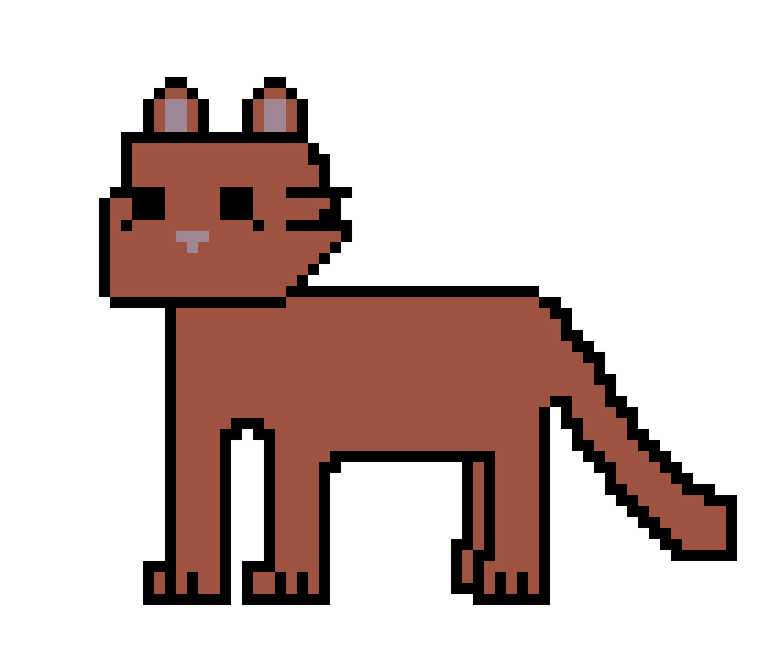 [f4b689] Russet Cat Sprite