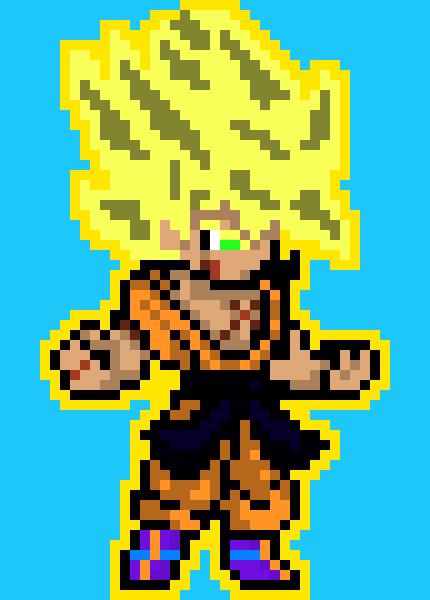 [6b8cb3] My Version Of: What If Broly And Goku Were Sent To Earth? Broly Base Form Sprite