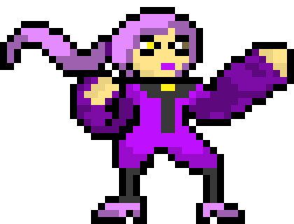 [25c2f0] Violet idle 6
