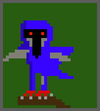 [6e0e45] METAL BIRD
