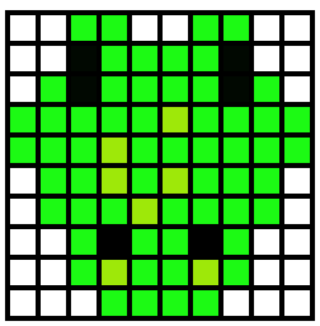 [3fa80e] 10x10 grid