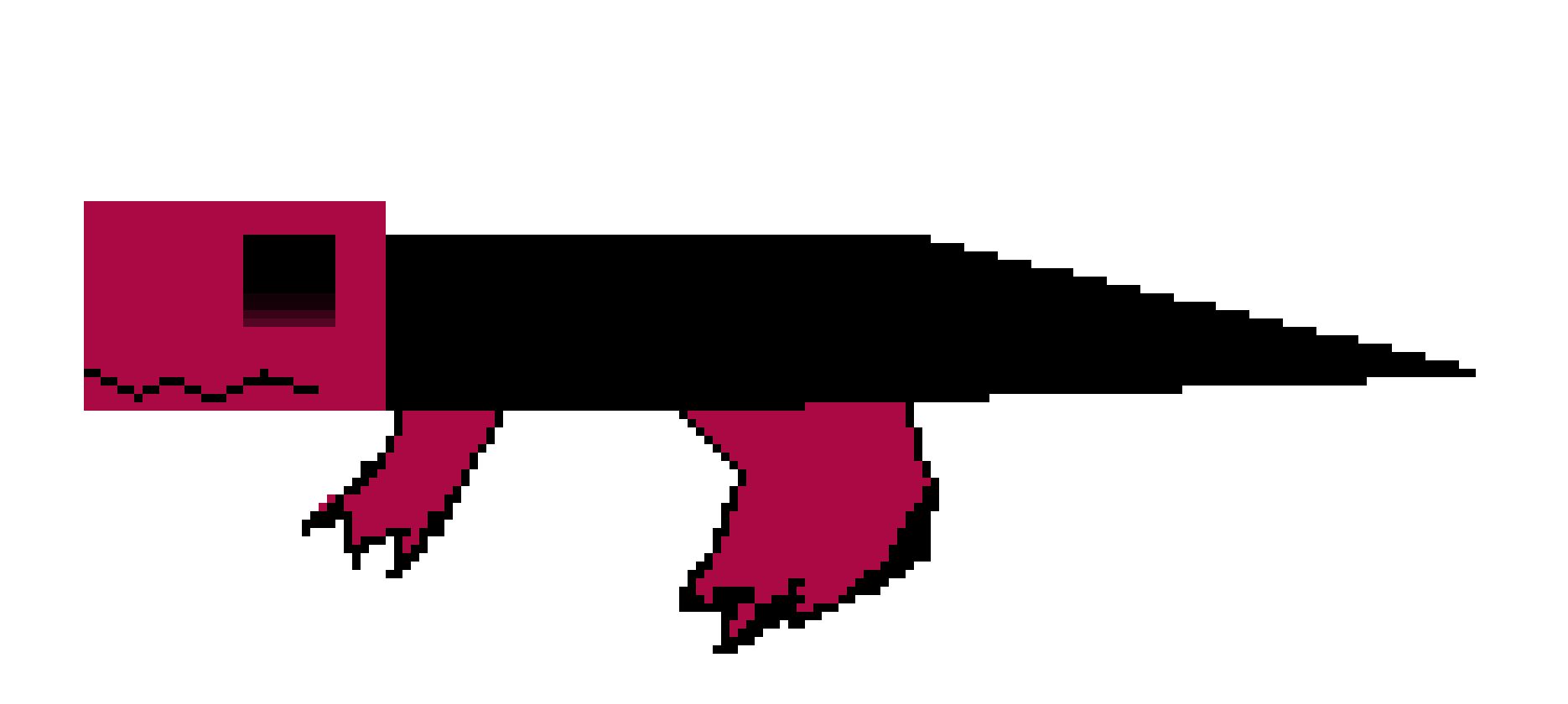 [2e61a2] magenta lizard