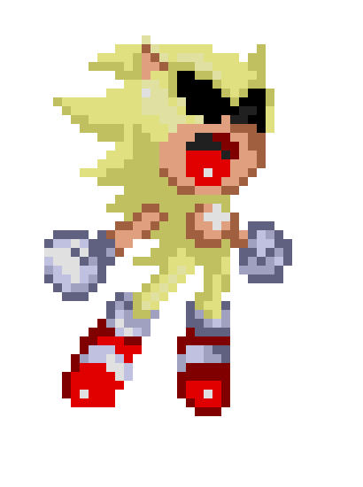 Sonic the hedgehog 666 Super transform