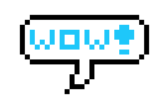 [9664c4] Tumblr pixel speech bubble
