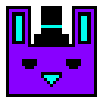 [b3b1f2] Geometry Dash Cube 10