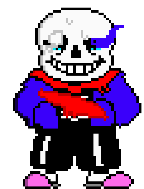 [280b7b] (My Take) Neutral Sans Battle Sprite