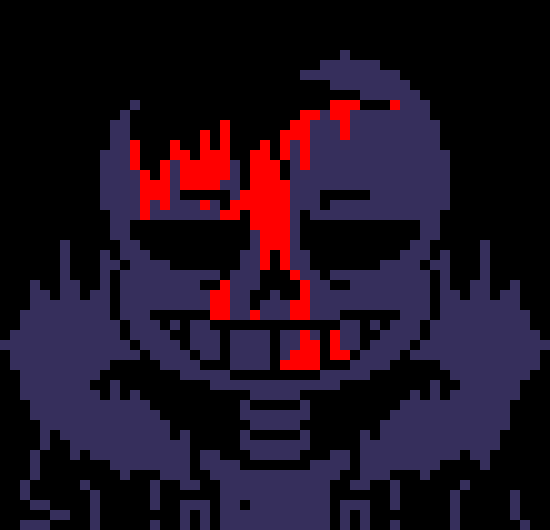 [7ce906] *(And reappear.) -HorrorTale Sans