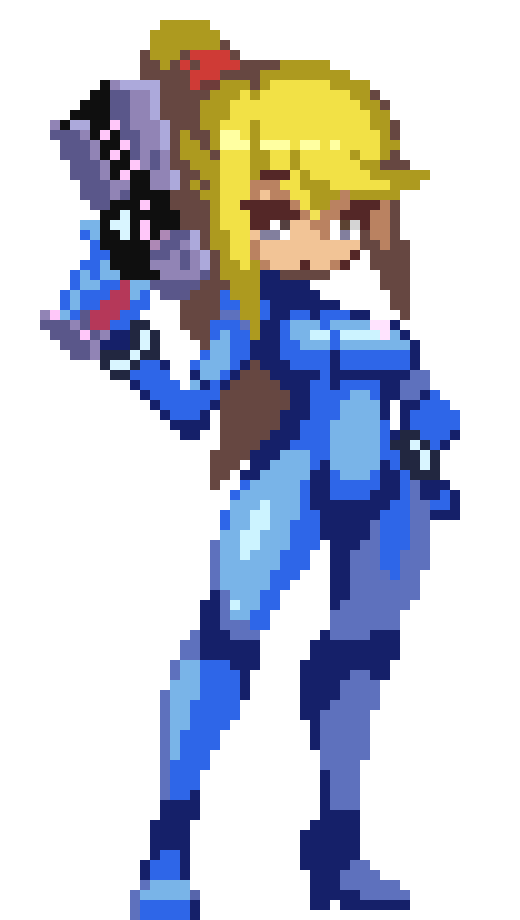 [f55e38] Zero Suit Samus Pixel