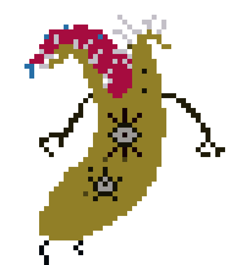 [842b0a] Bannana_Monster_walking1