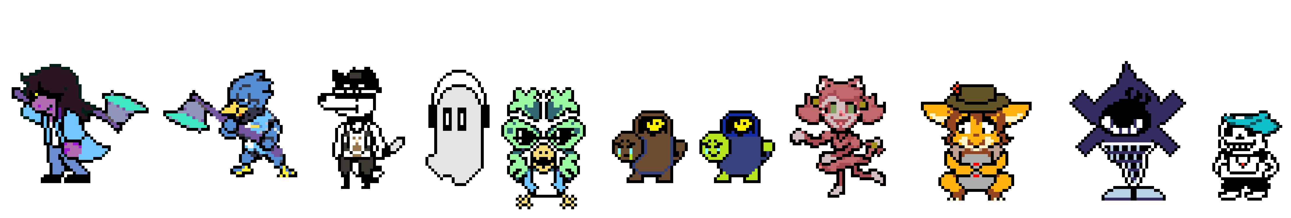 [ffa4ad] Undertale: Anomalous:ALL battle Sprites
