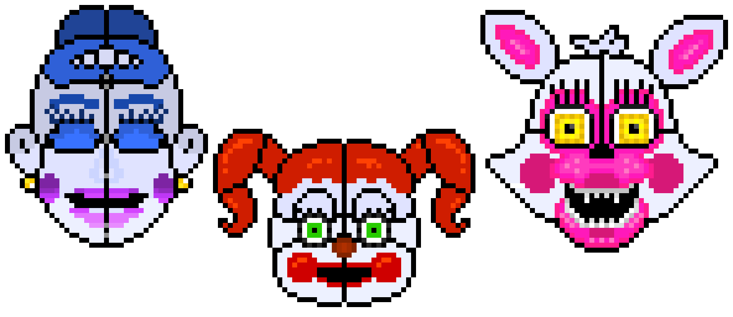 FNaF Sister Location Baby/Ballora/Funtime Foxy