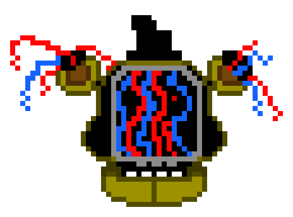 [9664c4] FNaF 7 Golden Freddy Head (my OC)