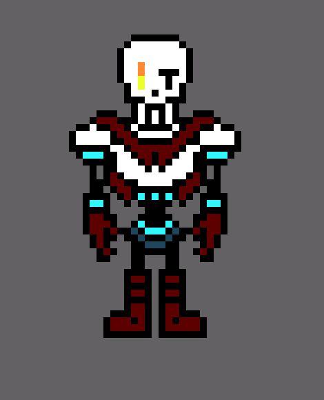 [9664c4] UnderShrike! Papyrus in game sprite