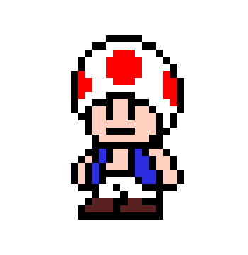Pixel Art Toad