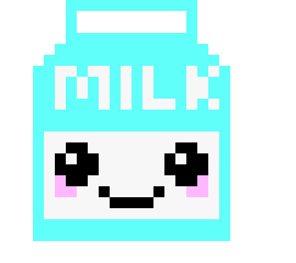 [17f6bb] cute milk carten