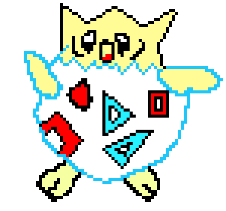 [9664c4] Togepi pixel art