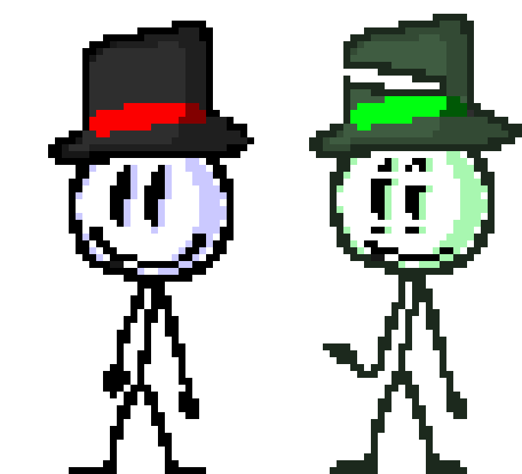 so assuming that the green one is poor and red on is rich i made green tired and added more shadows