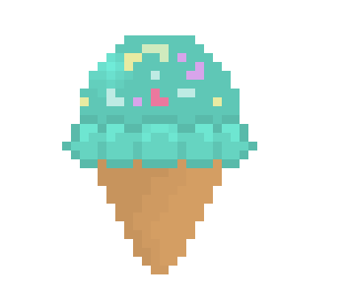 [5ba204] Birthday cake w/ spinkles Icecream