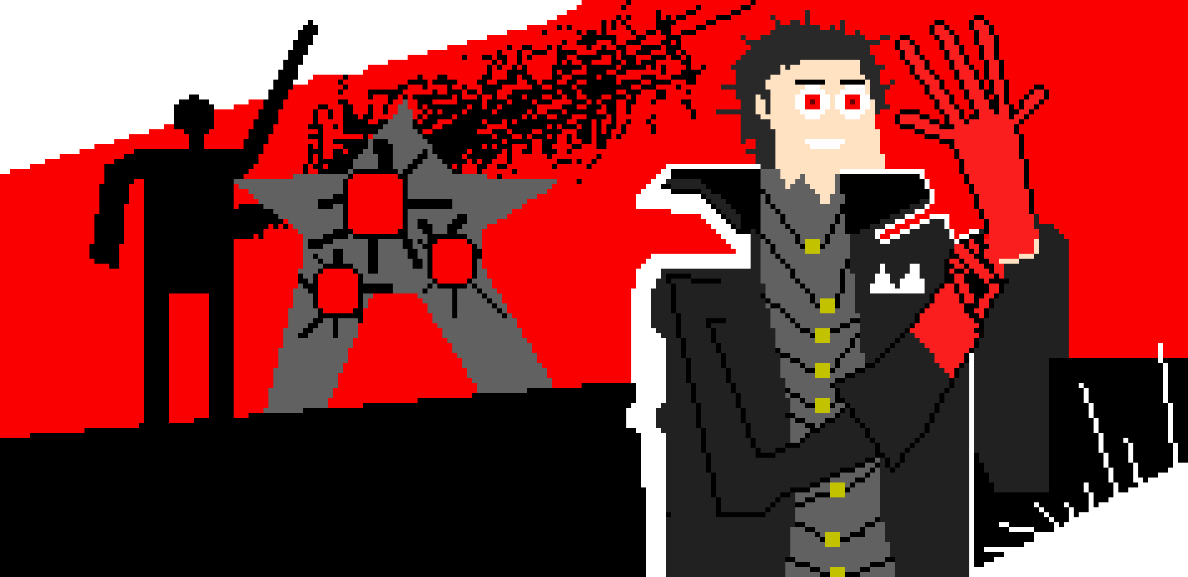 ALL OUT ATTACK PIXEL ART