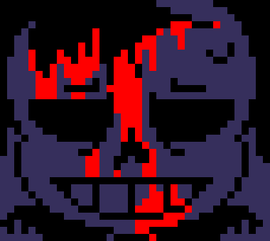 [7ce906] *(Demented appears next to whitty.) -HorrorTale Sans