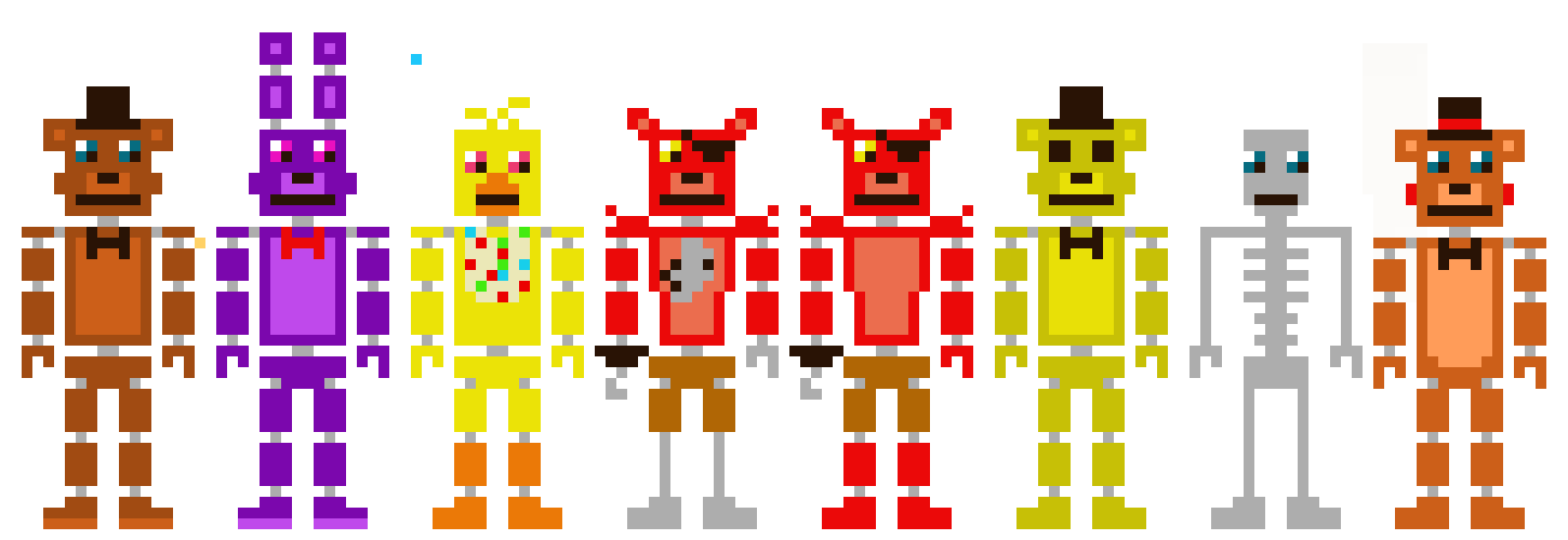 [96c78c] its my old sprite sheet for fnaf all over again😢