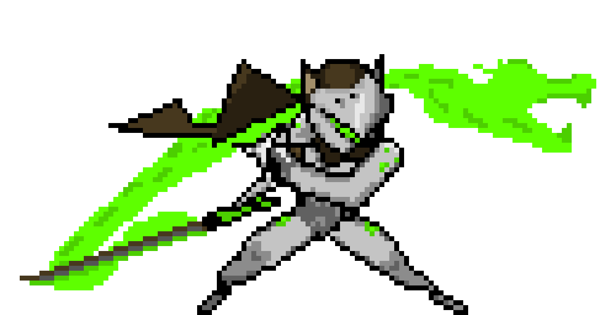 [9664c4] Genji Pixel Art