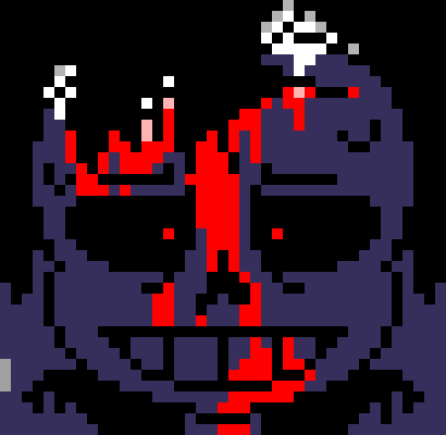 [7ce906] *(He'd turn around, then trip.) -HorrorTale Sans