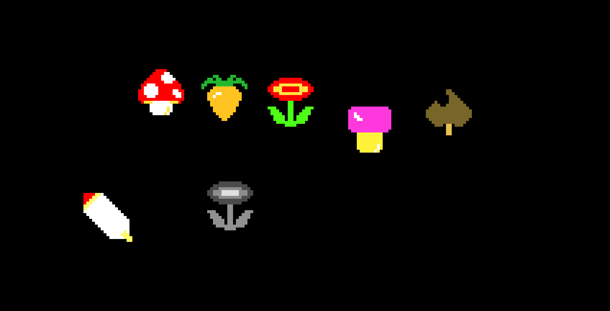 [8c1f23] mario power ups