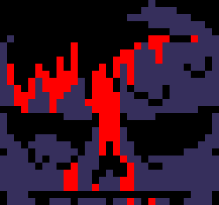 [7ce906] Guess I might as well just... *(Demented teleports to KC's house, and sits on the front step.) -HorrorTale Sans