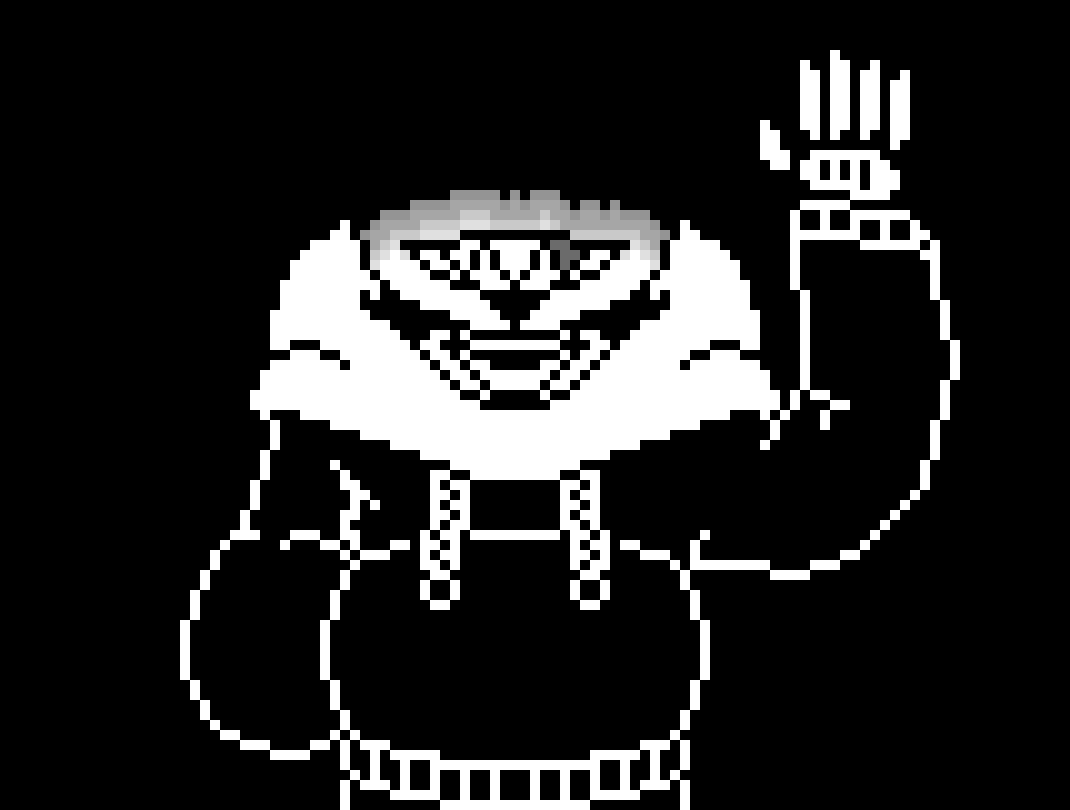 [95be89] -He puts his hand up, and something is starting to arise-