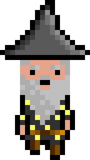 [bb0007] Pixel Wizard Starry Walking AniF1