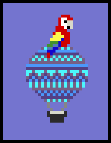 [9664c4] Balloon Parrot